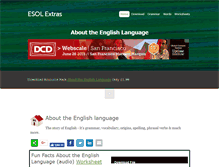 Tablet Screenshot of englishlanguage.eslreading.org